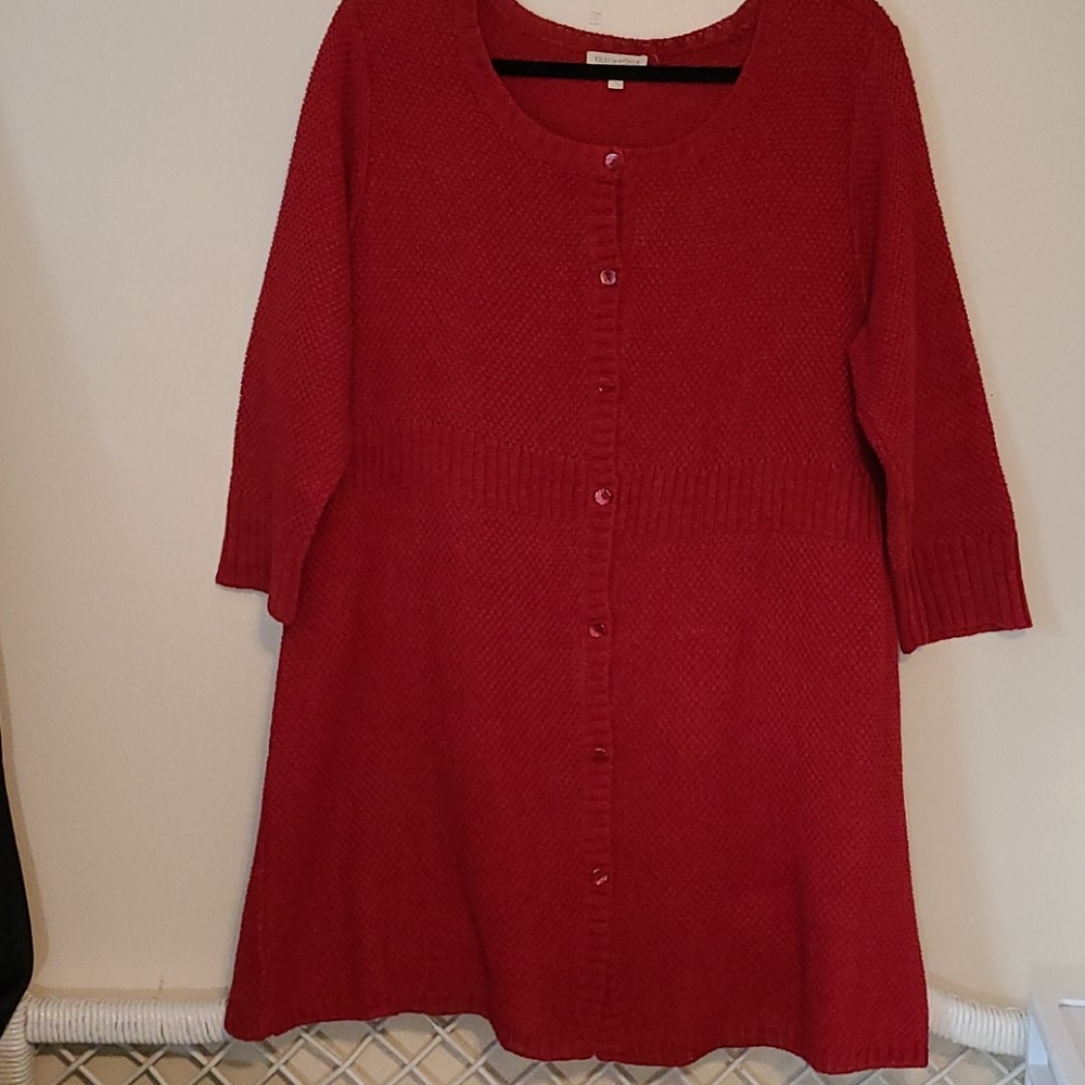 Eileen Fisher gorgeous button up sweater